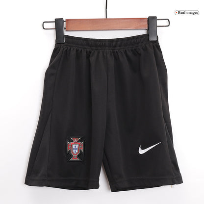 Kid's Portugal Away Kit(Jersey+Shorts) Euro 2024