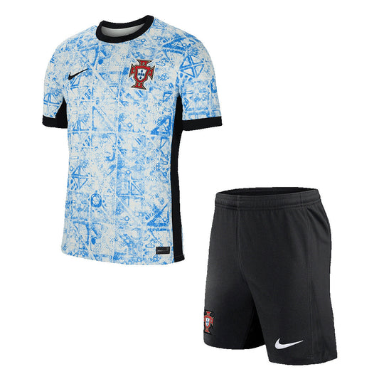 Men's Portugal Away Jersey (Jersey+Shorts) Kit Euro 2024