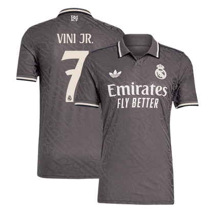 Player Version VINI JR. #7 Real Madrid Third Away  Soccer Jersey 2024/25 Top Soccer Jerseys Store