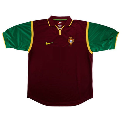 Portugal Home Retro Soccer Jersey 1999