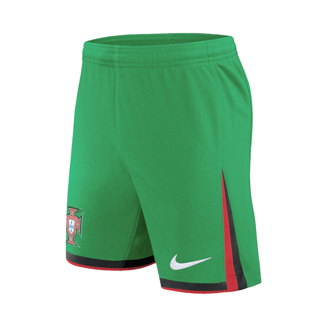 Portugal Home Soccer Shorts Euro 2024
