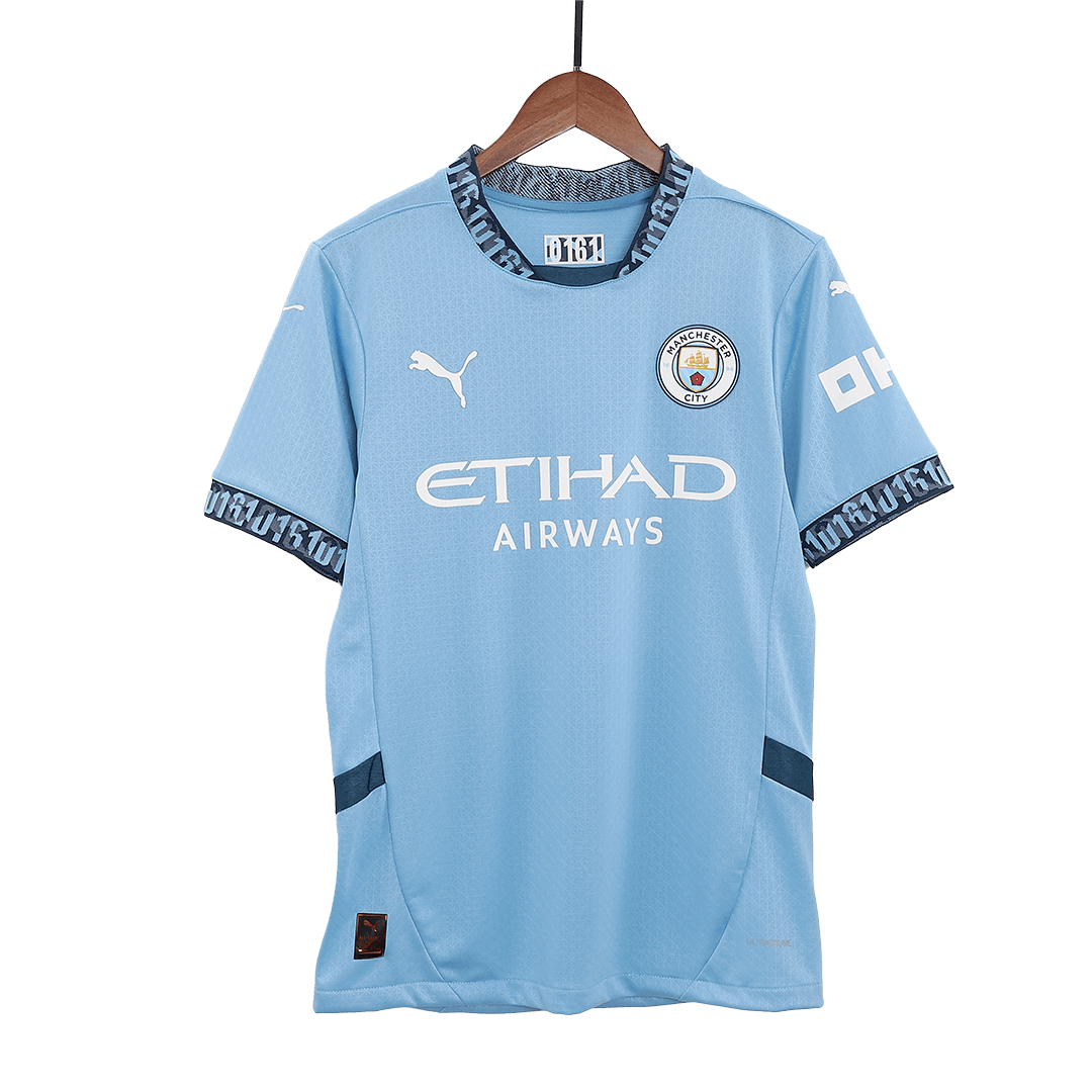 Player Version Manchester City Home  Soccer Jersey 2024/25 Top Soccer Jerseys Store