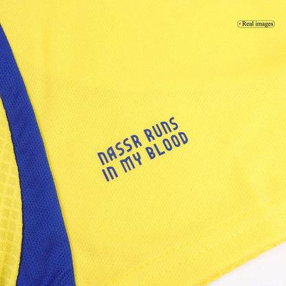 Kid's RONALDO #7 Al Nassr Home  Soccer Jersey Kit(Jersey+Shorts+Socks) 2024/25 Top Soccer Jerseys Store