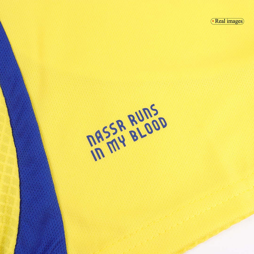 Kid's RONALDO #7 Al Nassr Home  Soccer Jersey Kit(Jersey+Shorts+Socks) 2024/25 - ACL Top Soccer Jerseys Store