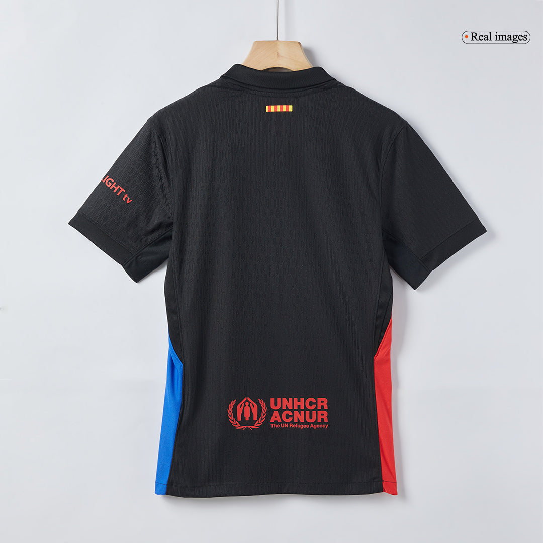 Player Version Barcelona Away  Soccer Jersey 2024/25 - Spotify Logo Without Text Top Soccer Jerseys Store