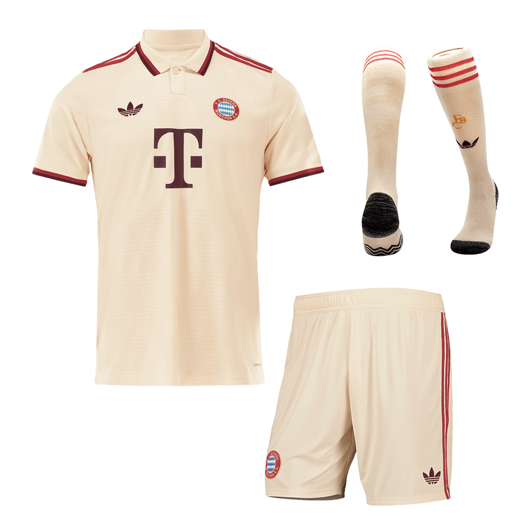 Bayern Munich Third Away  Soccer Jersey Kit(Jersey+Shorts+Socks) 2024/25- UCL Top Soccer Jerseys Store