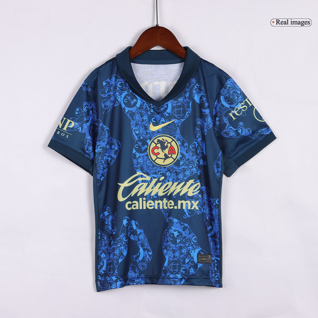 Kid's Club America Away  Soccer Jersey Kit(Jersey+Shorts) 2024/25 Top Soccer Jerseys Store