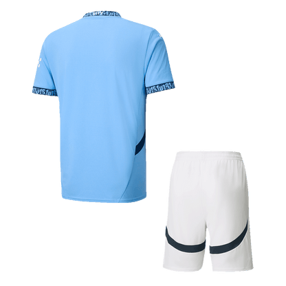 Manchester City Home  Soccer Jersey Kit(Jersey+Shorts) 2024/25 Top Soccer Jerseys Store