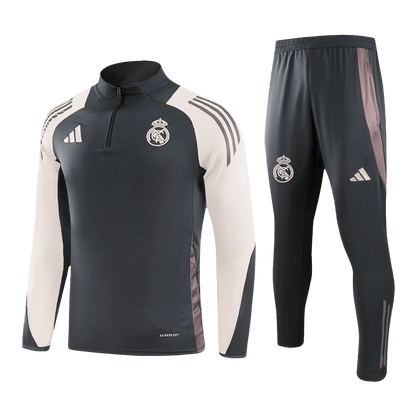 Real Madrid Zipper Sweatshirt Kit(Top+Pants) 2024/25 Top Soccer Jerseys Store