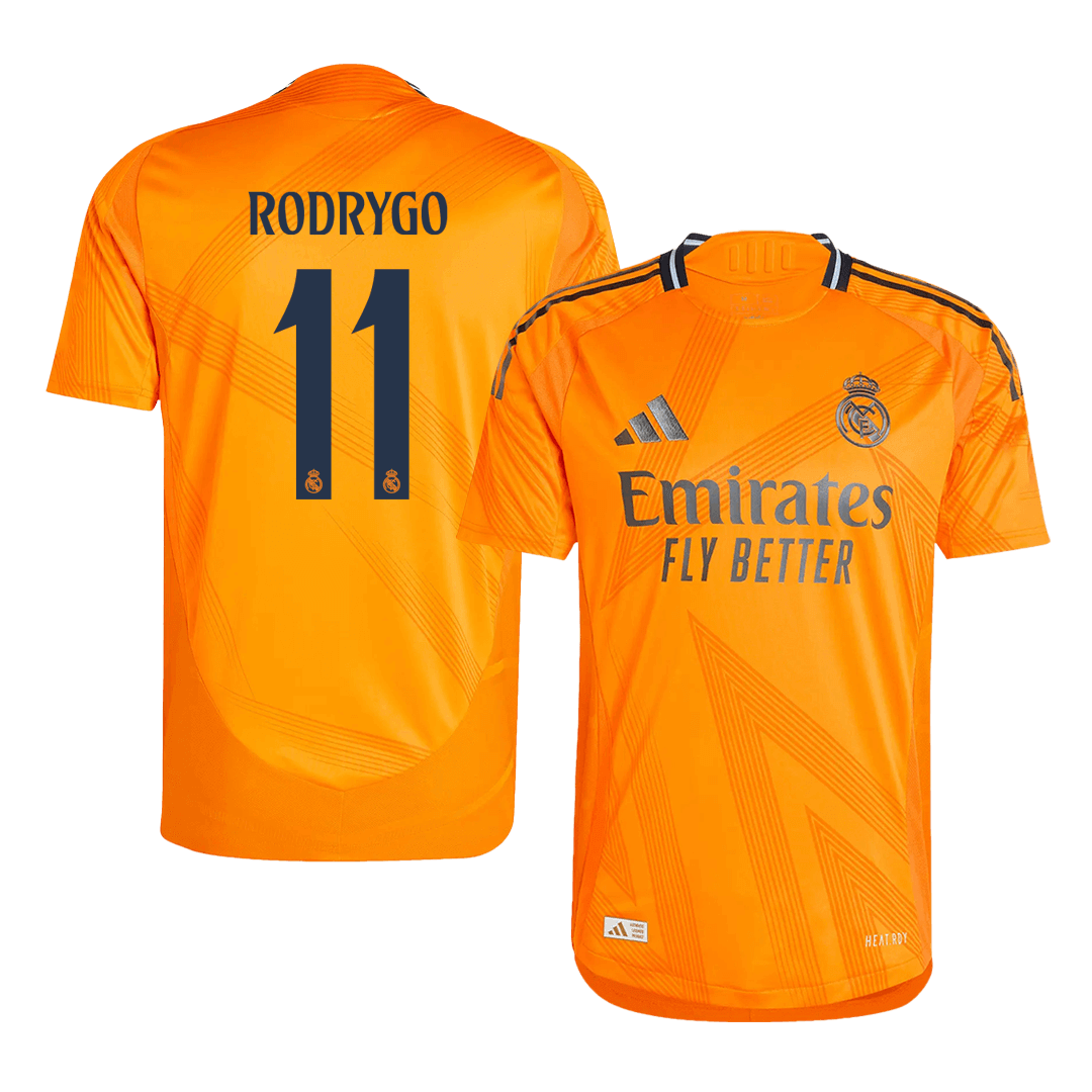 Player Version RODRYGO #11 Real Madrid Away  Soccer Jersey 2024/25 Top Soccer Jerseys Store