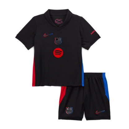 Kid's Barcelona Away  Soccer Jersey Kit(Jersey+Shorts) 2024/25 - Spotify Logo Without Text Top Soccer Jerseys Store