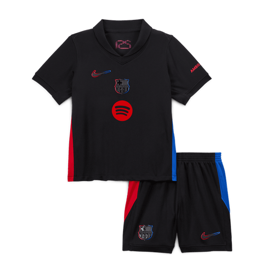Kid's Barcelona Away  Soccer Jersey Kit(Jersey+Shorts) 2024/25 - Spotify Logo Without Text Top Soccer Jerseys Store