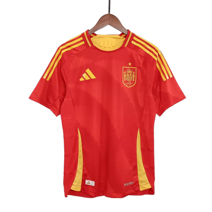 Player Version Spain Home Soccer Jersey Euro 2024