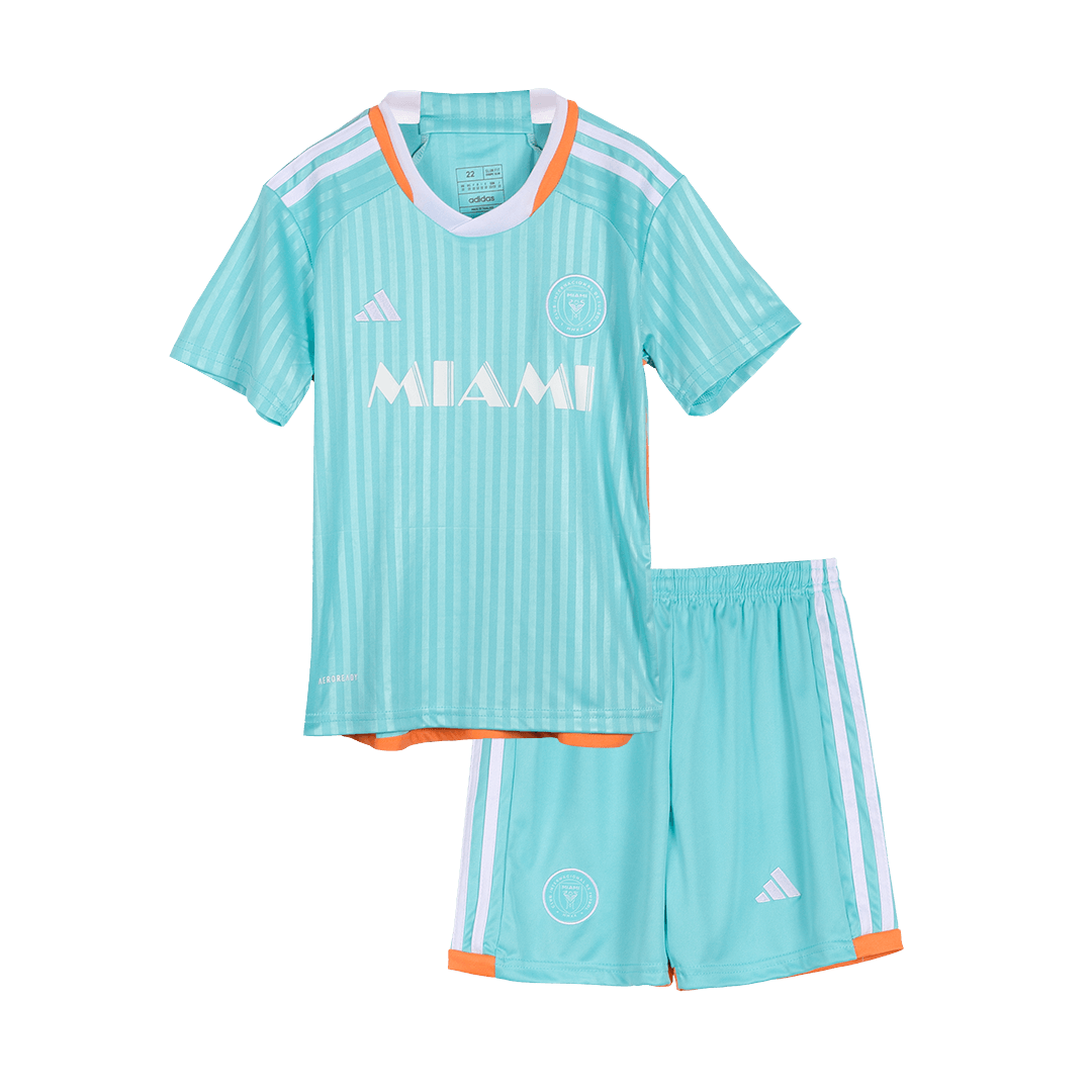 Kid's Inter Miami CF Third Away  Soccer Jersey Kit(Jersey+Shorts) 2024 Top Soccer Jerseys Store
