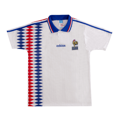 Retro 1994 France Away  Soccer Jersey Top Soccer Jerseys Store