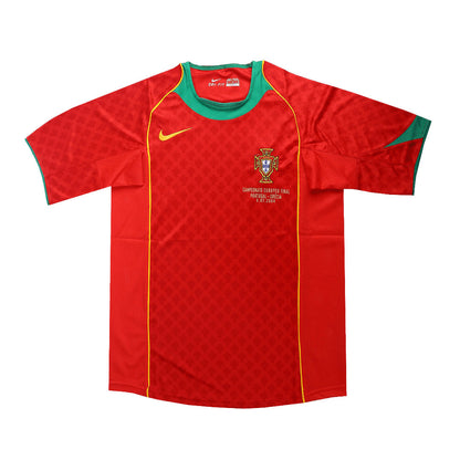 Portugal Home Retro Soccer Jersey 2004 - Euro Final
