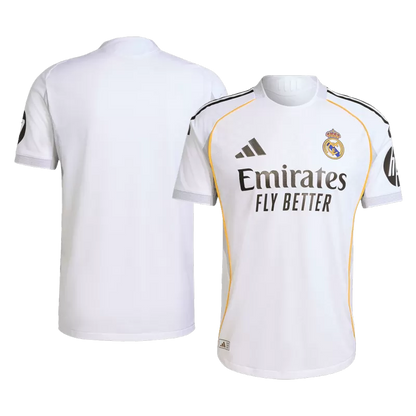 Player Version Real Madrid Home Soccer Jersey 2025/26