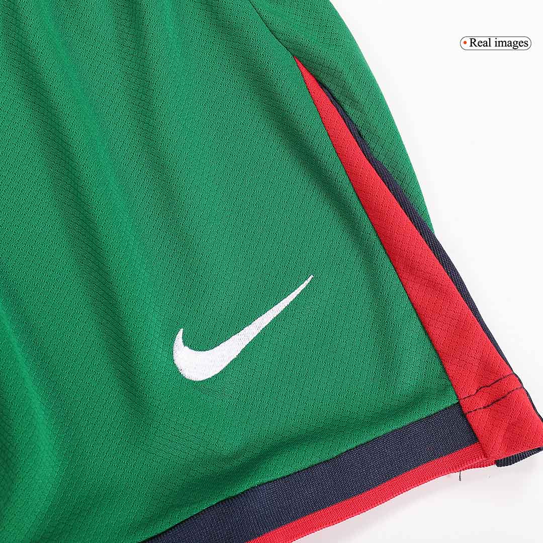 Kid's Portugal Home Jerseys Kit(Jersey+Shorts) Euro 2024