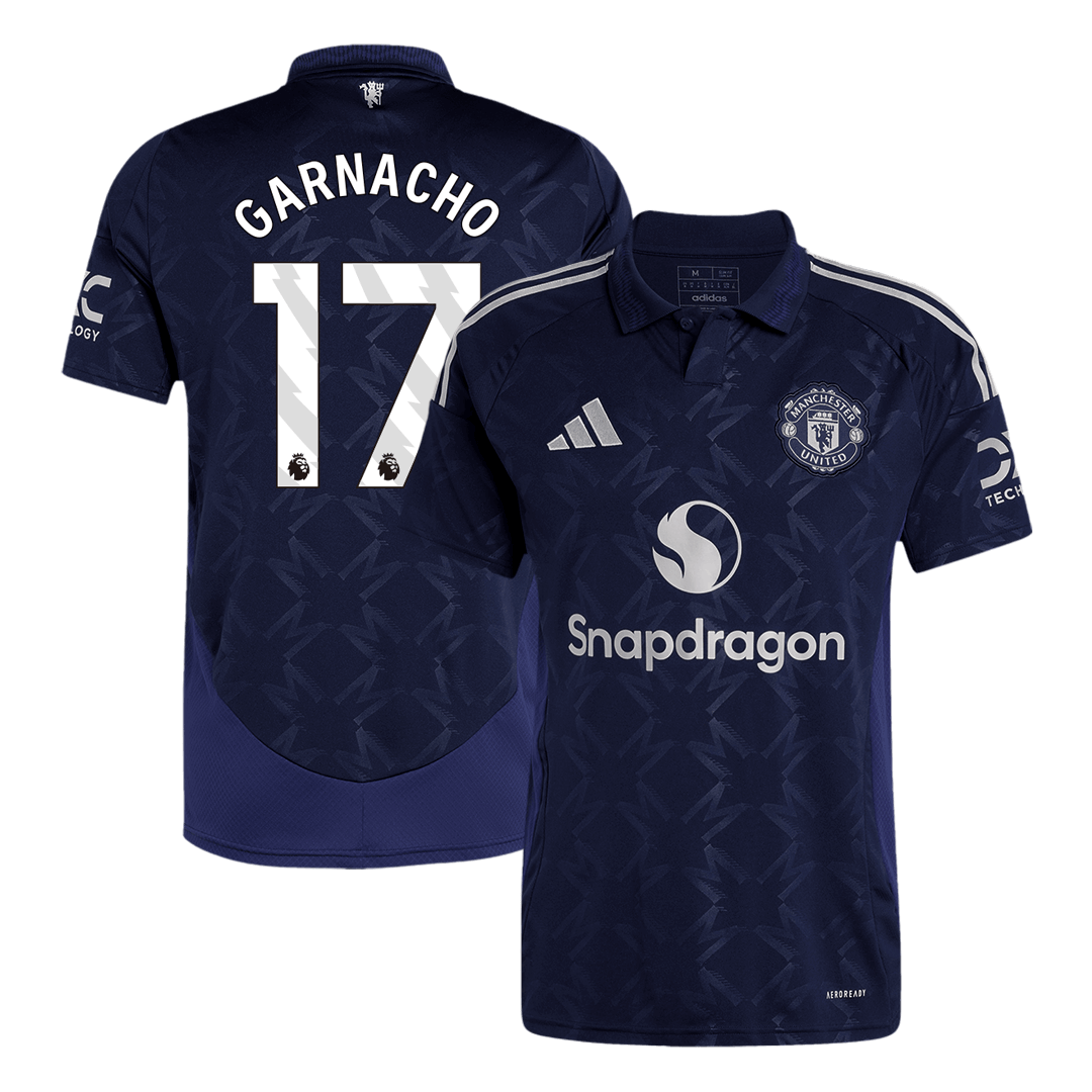GARNACHO #17 Manchester United Away  Soccer Jersey 2024/25 Top Soccer Jerseys Store