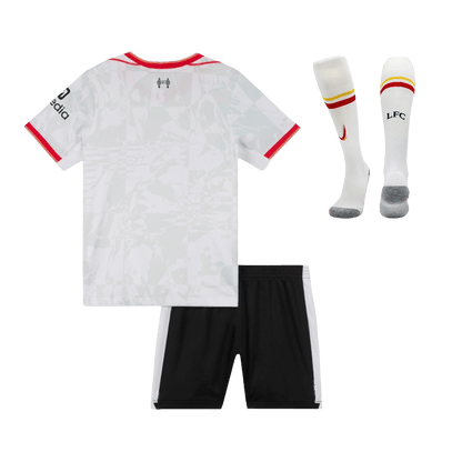 Kid's Liverpool Third Away  Soccer Jersey Kit(Jersey+Shorts+Socks) 2024/25 Top Soccer Jerseys Store