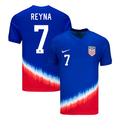 [Super Quality] Men's USA REYNA #7 Away Soccer Jersey Copa América 2024