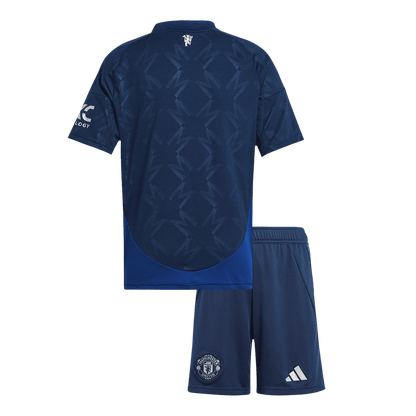 Kid's Manchester United Away  Soccer Jersey Kit(Jersey+Shorts) 2024/25 Top Soccer Jerseys Store