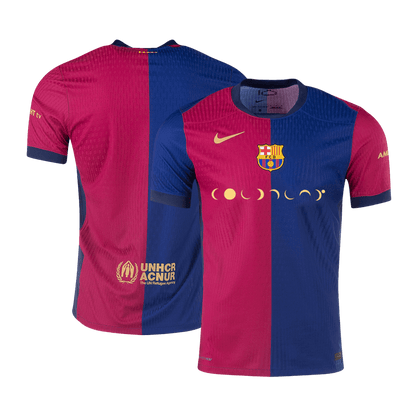 Player Version Barcelona Home  Soccer Jersey 2024/25 - COLDPLAY Top Soccer Jerseys Store