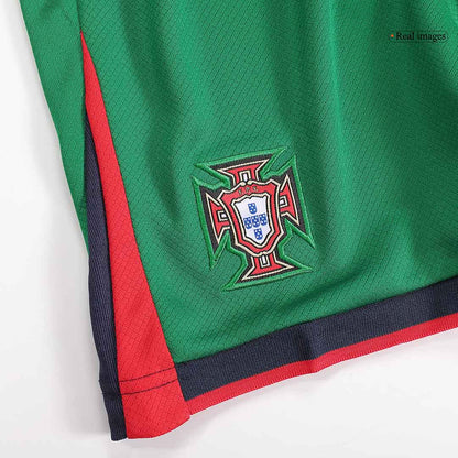 Kid's Portugal Home Jerseys Kit(Jersey+Shorts) Euro 2024