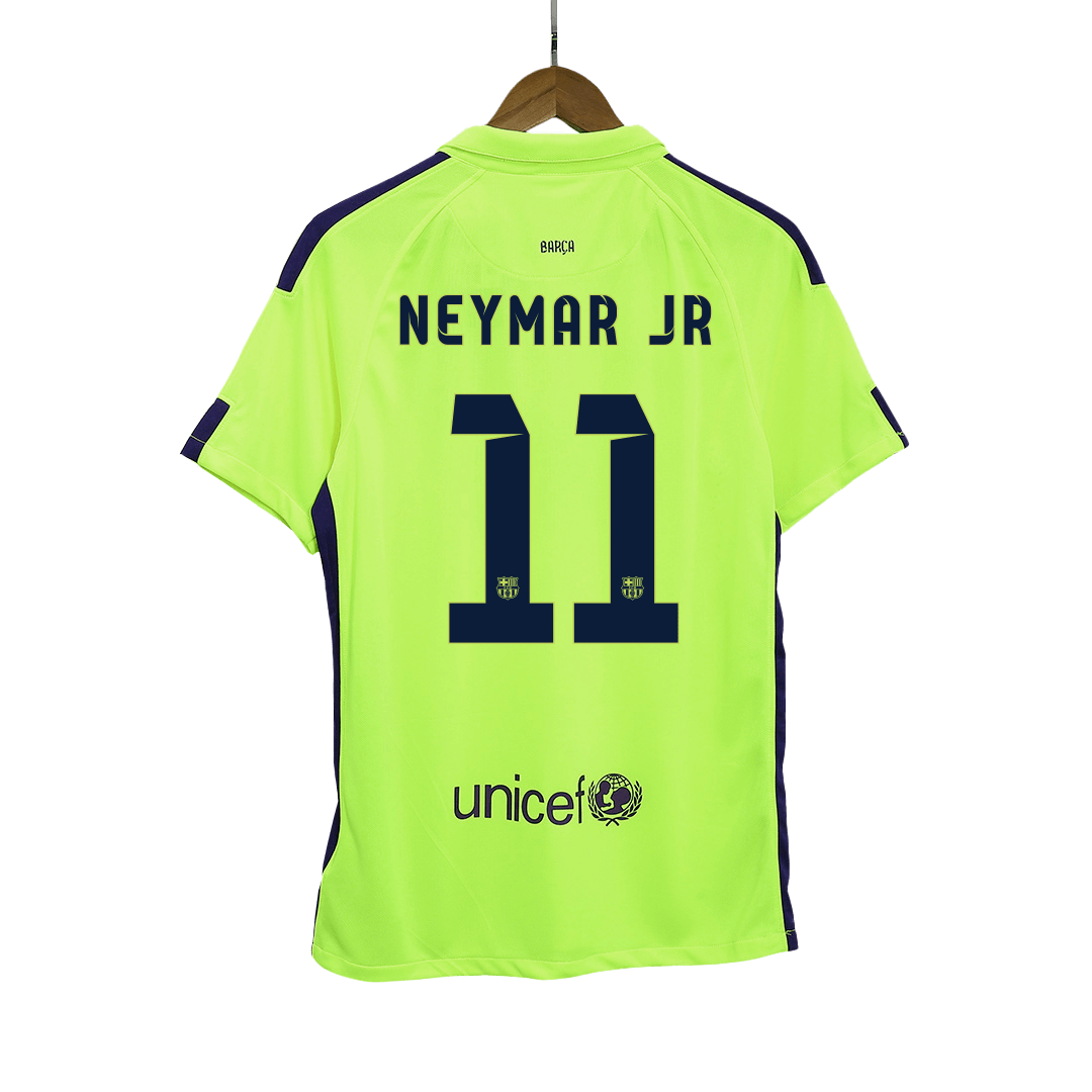 Retro NEYMAR JR #11 2014/15 Barcelona Third Away  Soccer Jersey Top Soccer Jerseys Store