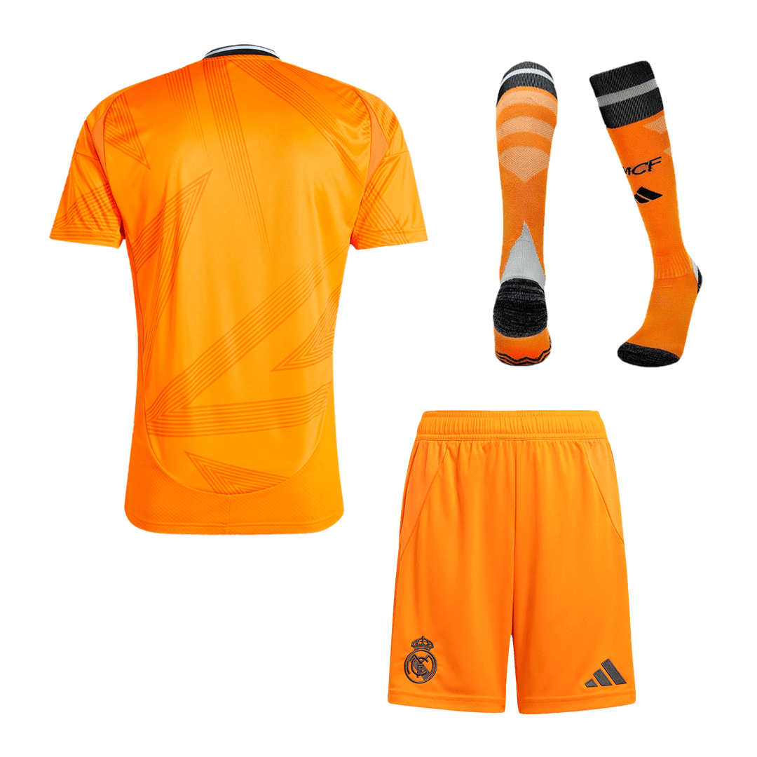 Real Madrid Away  Soccer Jersey Kit(Jersey+Shorts+Socks) 2024/25 Top Soccer Jerseys Store
