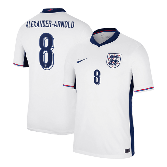 ALEXANDER-ARNOLD #8 England Home  Soccer Jersey Euro 2024 Top Soccer Jerseys Store