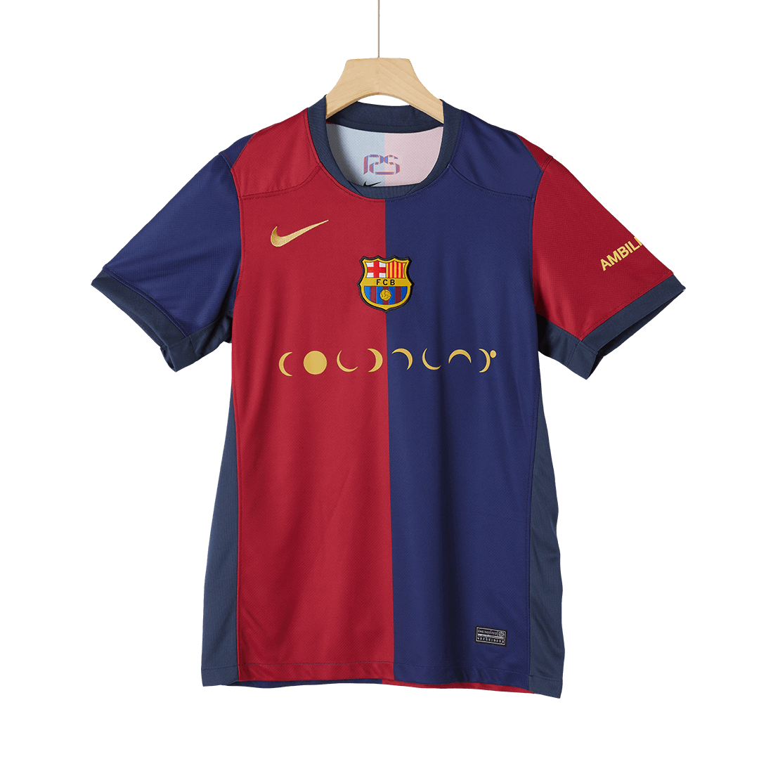 Barcelona Home  Soccer Jersey 2024/25 - COLDPLAY Top Soccer Jerseys Store