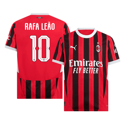 RAFA LE?O #10 AC Milan Home  Soccer Jersey 2024/25 - UCL Top Soccer Jerseys Store
