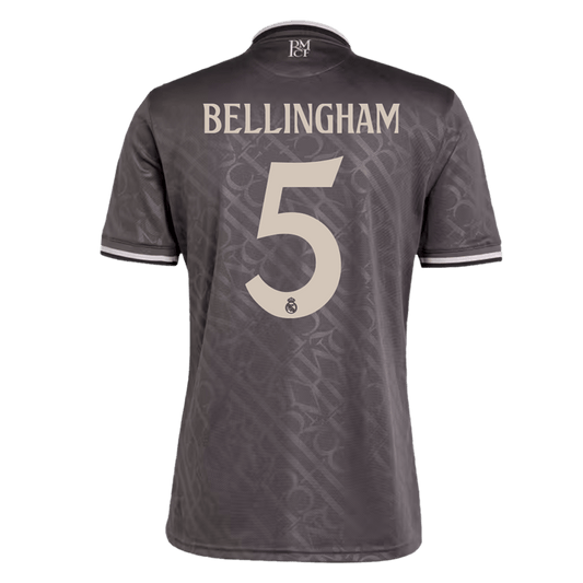 BELLINGHAM #5 Real Madrid Third Away  Soccer Jersey 2024/25 Top Soccer Jerseys Store