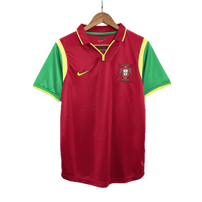 Portugal Home Retro Soccer Jersey 1999