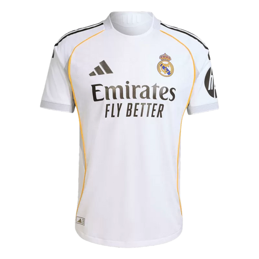Player Version Real Madrid Home Soccer Jersey 2025/26