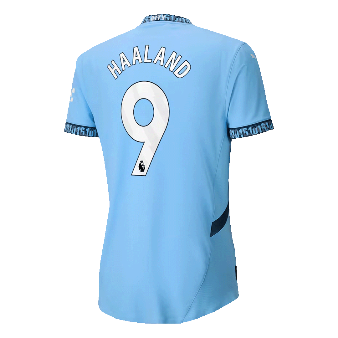 Player Version HAALAND #9 Manchester City Home  Soccer Jersey 2024/25 Top Soccer Jerseys Store