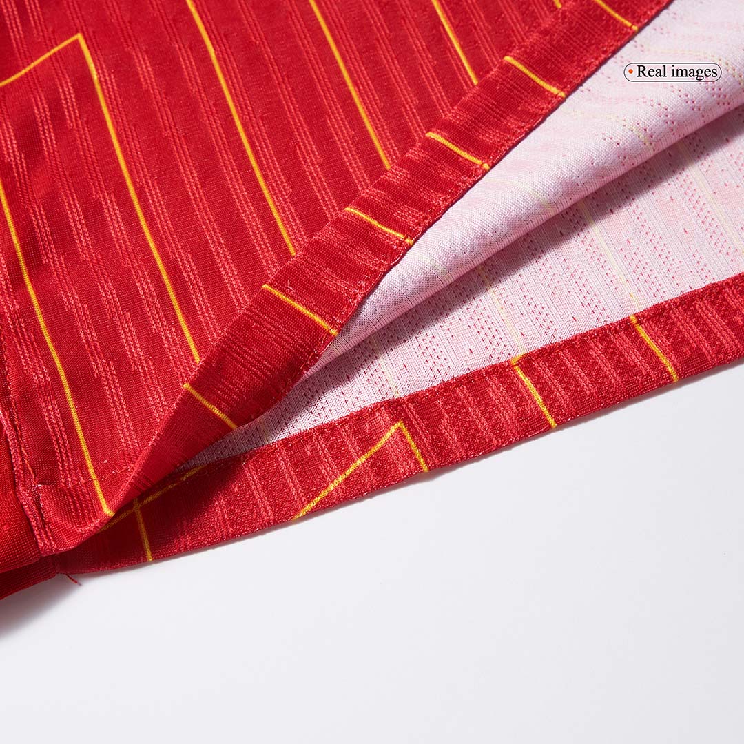 Player Version VIRGIL #4 Liverpool Home  Soccer Jersey 2024/25 Top Soccer Jerseys Store