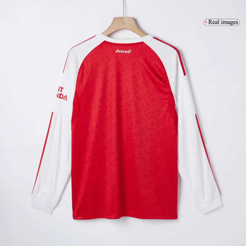 Arsenal Home Long Sleeve Soccer Jersey 2025/26