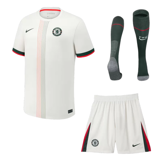 Chelsea Away Soccer Jersey Kit(Jersey+Shorts+Socks) 2025/26