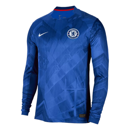 Chelsea Home Long Sleeve Soccer Jersey 2025/26