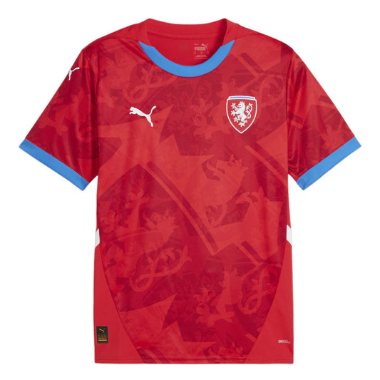 Czech Republic Home Soccer Jersey Euro 2024/25 topsoccerjerseys.com