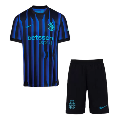 Inter Milan Home Soccer Jersey Kit(Jersey+Shorts) 2025/26