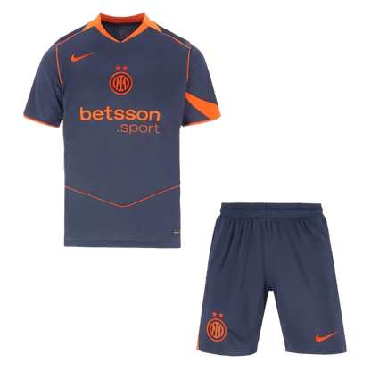 Inter Milan Third Away Soccer Jersey Kit(Jersey+Shorts) 2025/26