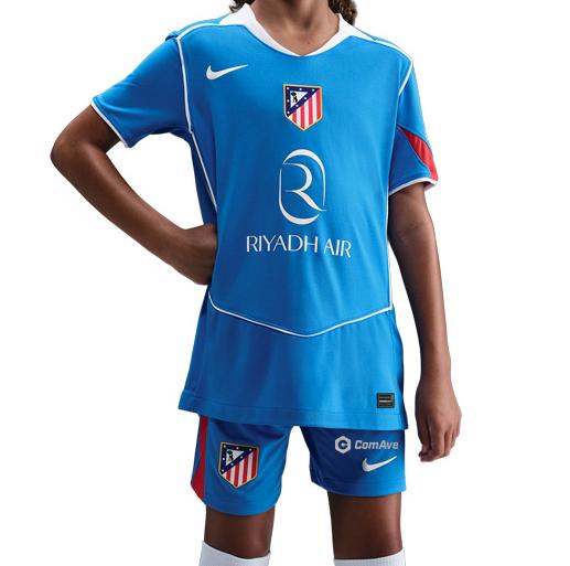 Kid's Atletico Madrid Third Away Soccer Jersey Kit(Jersey+Shorts) 2025/26 Top Soccer Jerseys Store