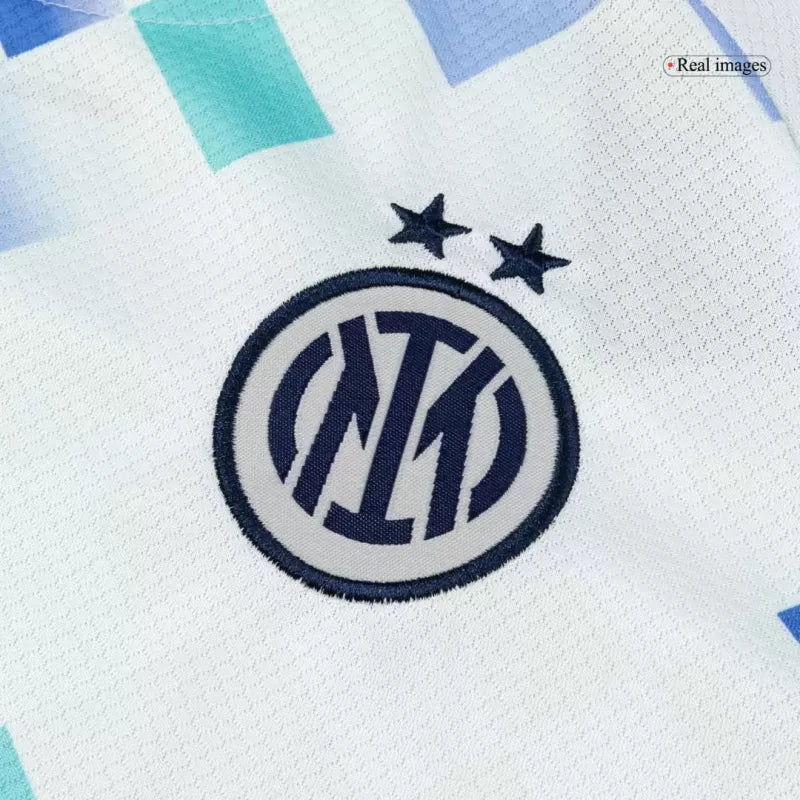 Kid's Inter Milan Away Soccer Jersey Kit(Jersey+Shorts) 2025/26