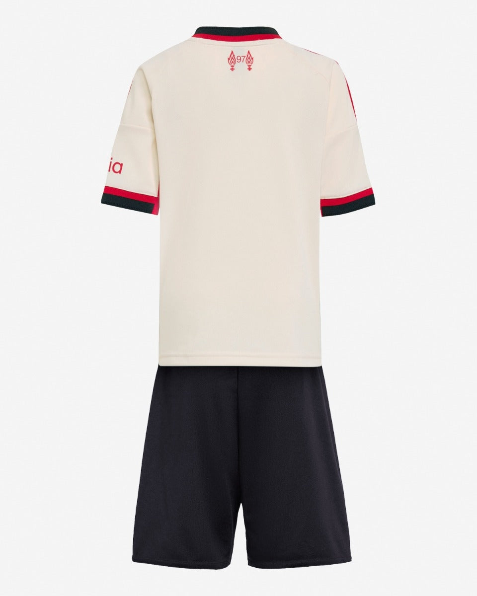 Liverpool Kids Away Soccer Jersey 2025/26 (Jersey+Shorts)