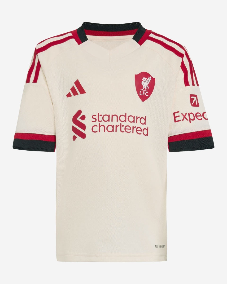 Liverpool Kids Away Soccer Jersey 2025/26 (Jersey+Shorts)