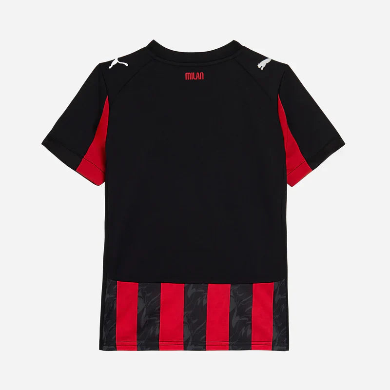 Kid's AC Milan Home  Soccer Jersey Kit(Jersey+Shorts) 2025/26
