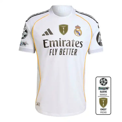 Player Version Real Madrid Home Soccer Jersey 2025/26